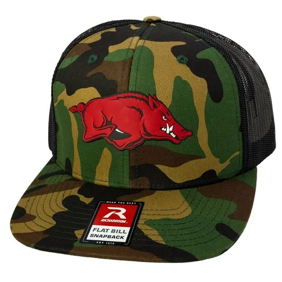 Plastic Razorback Hat Nike | Accessories | Arkansas Razorbacks 3d Pvc Patch Wool Blend Flat ...